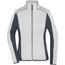 Ladies' Structure Fleece Jacket - Stretchfleecejacke im sportlichen Look [Gr. XL] (off-white/carbon) (Art.-Nr. CA188473)