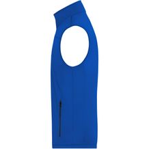 Men's Softshell Vest - Klassische Softshellweste im sportlichen Design aus recyceltem Polyester [Gr. 3XL] (blau) (Art.-Nr. CA188485)