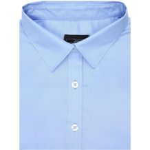 Ladies' Shirt Shortsleeve Micro-Twill - Klassisches Shirt in pflegeleichter Baumwollqualität [Gr. XS] (blau) (Art.-Nr. CA188765)