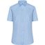 Ladies' Shirt Shortsleeve Micro-Twill - Klassisches Shirt in pflegeleichter Baumwollqualität [Gr. XS] (light-blue) (Art.-Nr. CA188765)