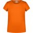 Girls' Basic-T - T-Shirt für Kinder in klassischer Form [Gr. L] (orange) (Art.-Nr. CA189074)