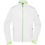 Men's Sports Softshell Jacket - Funktionelle Softshelljacke für Sport, Freizeit und Promotion [Gr. L] (white/bright-green) (Art.-Nr. CA189657)