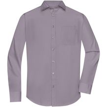 Men's Shirt Longsleeve Poplin - Klassisches Shirt aus pflegeleichtem Mischgewebe [Gr. XXL] (steel) (Art.-Nr. CA189743)