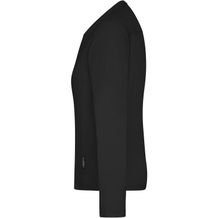 Ladies' Workwear-Longsleeve-T - Strapazierfähiges und pflegeleichtes Langarm Shirt [Gr. 4XL] (schwarz) (Art.-Nr. CA190273)