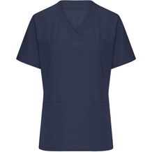 Ladies' Stretch-Kasack - Elastischer Kasack mit V-Ausschnitt [Gr. M] (navy) (Art.-Nr. CA190391)