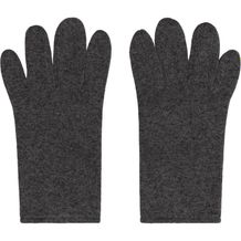 Fleece-Gloves - Pflegeleichte Strickfleece-Handschuhe [Gr. S/M] (grey-melange) (Art.-Nr. CA191025)