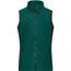 Ladies' Workwear Fleece Vest - Strapazierfähige Fleeceweste im Materialmix [Gr. 4XL] (dark-green/black) (Art.-Nr. CA191702)