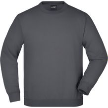 Round-Sweat Heavy Junior - Klassisches Komfort Rundhals-Sweatshirt [Gr. XS] (carbon) (Art.-Nr. CA195003)