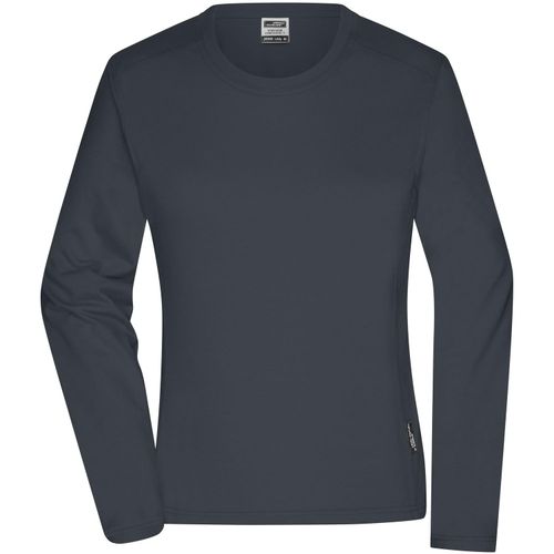 Ladies' Workwear-Longsleeve-T - Strapazierfähiges und pflegeleichtes Langarm Shirt [Gr. L] (Art.-Nr. CA196867) - Materialmix aus gekämmter, ringgesponne...