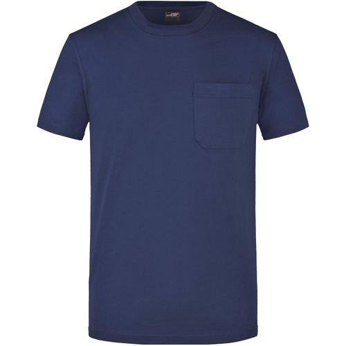 Men's Round-T Pocket - Klassisches T-Shirt mit Brusttasche [Gr. XL] (Art.-Nr. CA197100) - Gekämmte, ringgesponnene Baumwolle
Rund...