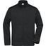 Men's Knitted Workwear Fleece Jacket - Pflegeleichte Strickfleece Jacke im Materialmix [Gr. XL] (black/black) (Art.-Nr. CA197230)