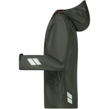 Worker Rain-Jacket - Praktische Unisex Regenjacke zum Überziehen, vielseitig einsetzbar [Gr. 3XL] (braun / grün / oliv) (Art.-Nr. CA197349)