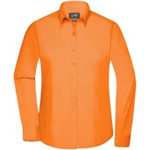 Ladies' Shirt Longsleeve Poplin - Klassisches Shirt aus pflegeleichtem Mischgewebe [Gr. L] (orange) (Art.-Nr. CA197575)