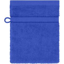 Flannel - Waschhandschuh im dezenten Design [Gr. 15 x 21 cm] (blau) (Art.-Nr. CA198404)