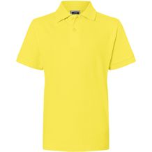 Classic Polo Junior - Hochwertiges Polohemd mit Armbündchen [Gr. L] (Yellow) (Art.-Nr. CA198415)