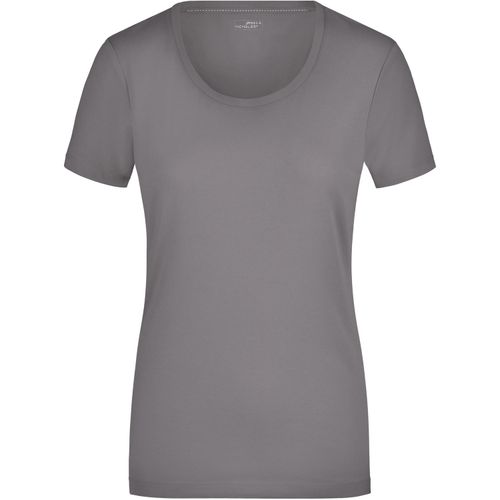 Ladies' Stretch Round-T - T-Shirt aus weichem Elastic-Single-Jersey [Gr. L] (Art.-Nr. CA198497) - Gekämmte, ringgesponnene Baumwolle
Lock...