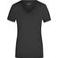 Ladies' Stretch V-T - T-Shirt aus weichem Elastic-Single-Jersey [Gr. S] (black) (Art.-Nr. CA200382)