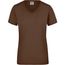 Ladies' Workwear T-Shirt - Strapazierfähiges und pflegeleichtes T-Shirt [Gr. XL] (Brown) (Art.-Nr. CA201689)