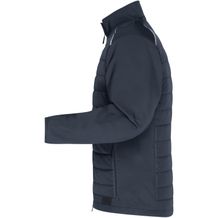 Men's Hybrid Jacket - Softshelljacke im attraktiven Materialmix [Gr. XL] (Grau) (Art.-Nr. CA202077)
