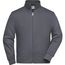 Workwear Sweat Jacket - Sweatjacke mit Stehkragen und Reißverschluss [Gr. L] (carbon) (Art.-Nr. CA202291)