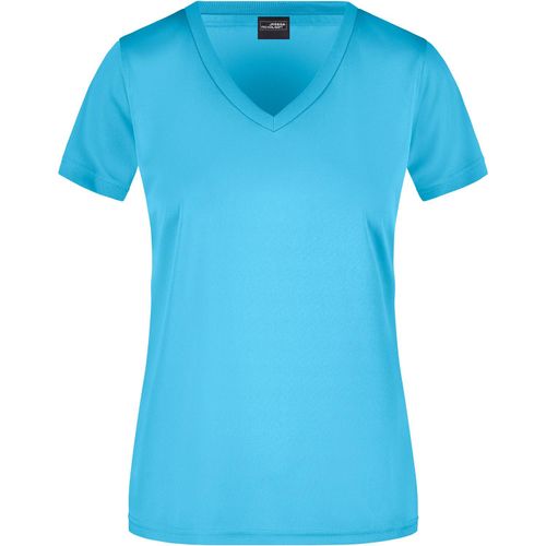 Ladies' Active-V - Funktions T-Shirt für Freizeit und Sport [Gr. XS] (Art.-Nr. CA202299) - Feiner Single Jersey
V-Ausschnitt,...