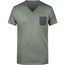 Men's Slub-T - T-Shirt im Vintage-Look [Gr. M] (dusty-olive) (Art.-Nr. CA203047)