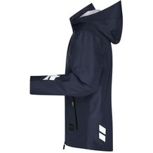 Hardshell Workwear Jacket - Professionelle, wind- und wasserdichte, atmungsaktive Arbeitsjacke für extreme Wetterbedingungen [Gr. 5XL] (blau / grau) (Art.-Nr. CA203466)