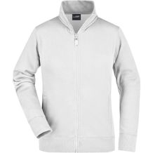 Ladies' Jacket - Sweatjacke aus formbeständiger Sweat-Qualität [Gr. L] (white) (Art.-Nr. CA204014)