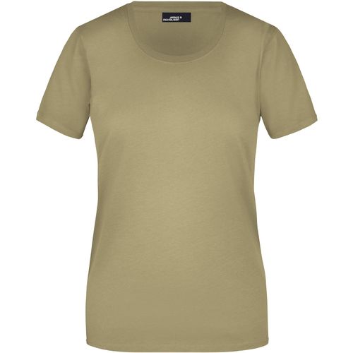 Ladies' Basic-T - Leicht tailliertes T-Shirt aus Single Jersey [Gr. L] (Art.-Nr. CA204024) - Gekämmte, ringgesponnene Baumwolle
Rund...