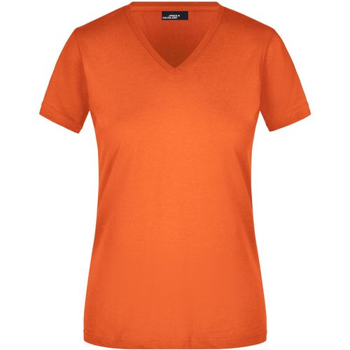Ladies' Slim Fit V-T - Figurbetontes V-Neck-T-Shirt [Gr. XL] (Art.-Nr. CA205451) - Einlaufvorbehandelter Single Jersey
Gek...