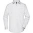 Men's Business Shirt Long-Sleeved - Klassisches Shirt aus strapazierfähigem Mischgewebe [Gr. XL] (white) (Art.-Nr. CA205476)