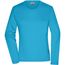 Ladies' Workwear-Longsleeve-T - Strapazierfähiges und pflegeleichtes Langarm Shirt [Gr. 3XL] (Turquoise) (Art.-Nr. CA205514)