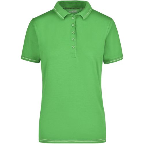 Ladies' Elastic Polo - Hochwertiges Poloshirt mit Kontraststreifen [Gr. XL] (Art.-Nr. CA205596) - Weicher Elastic-Single-Jersey
Gekämmte,...