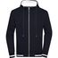 Men's Club Sweat Jacket - Sweatjacke mit Reißverschluss und Kapuze [Gr. L] (navy/white) (Art.-Nr. CA206445)