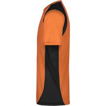 Men's Running-T - Funktionelles Laufshirt [Gr. XL] (schwarz / orange) (Art.-Nr. CA207213)