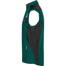 Workwear Softshell Vest - STRONG - - Professionelle Softshellweste mit hochwertiger Ausstattung [Gr. 3XL] (schwarz / grün) (Art.-Nr. CA207366)