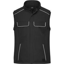 Workwear Softshell Vest - Professionelle Softshellweste im cleanen Look mit hochwertigen Details [Gr. XS] (black) (Art.-Nr. CA207485)