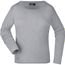 Ladies' Shirt Long-Sleeved Medium - Langarm T-Shirt aus Single Jersey [Gr. XXL] (grey-heather) (Art.-Nr. CA207622)