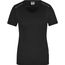 Ladies' Workwear T-Shirt - Strapazierfähiges und pflegeleichtes T-shirt mit Kontrastpaspel [Gr. L] (black) (Art.-Nr. CA207883)