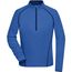 Ladies' Sports Shirt Longsleeve - Langarm Funktionsshirt für Fitness und Sport [Gr. S] (blue-melange/navy) (Art.-Nr. CA208595)