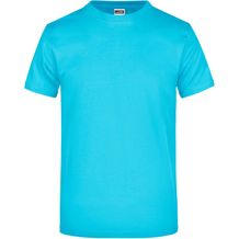 Round-T Heavy (180g/m²) - Komfort-T-Shirt aus strapazierfähigem Single Jersey [Gr. L] (pacific) (Art.-Nr. CA208623)