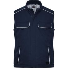 Workwear Softshell Padded Vest - Professionelle Softshellweste mit warmem Innenfutter und hochwertigen Details im cleanen Look [Gr. 4XL] (navy) (Art.-Nr. CA209362)