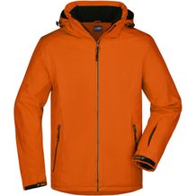 Men's Wintersport Jacket - Elastische, gefütterte Softshelljacke [Gr. XL] (dark-orange) (Art.-Nr. CA210134)