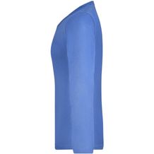 Ladies' Shirt Long-Sleeved Medium - Langarm T-Shirt aus Single-Jersey [Gr. 3XL] (blau) (Art.-Nr. CA210578)