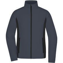 Ladies' Stretchfleece Jacket - Bequeme, elastische Stretchfleece Jacke im sportlichen Look für Arbeit, Sport und Lifestyle [Gr. XS] (carbon/black) (Art.-Nr. CA211588)