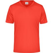 Men's Active-V - Funktions T-Shirt für Freizeit und Sport [Gr. L] (grenadine) (Art.-Nr. CA211709)