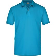 Basic Polo - Kurzarm Poloshirt mit hohem Tragekomfort [Gr. XXL] (Turquoise) (Art.-Nr. CA212284)