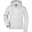 Ladies' Hooded Jacket - Kapuzenjacke aus formbeständiger Sweat-Qualität [Gr. S] (white) (Art.-Nr. CA213211)