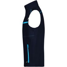Workwear Vest - Funktionelle Weste im sportlichen Look mit hochwertigen Details (navy / turquoise) (Art.-Nr. CA213443)