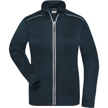 Ladies' Knitted Workwear Fleece Jacket - Pflegeleichte Strickfleece-Jacke [Gr. M] (navy/navy) (Art.-Nr. CA214211)